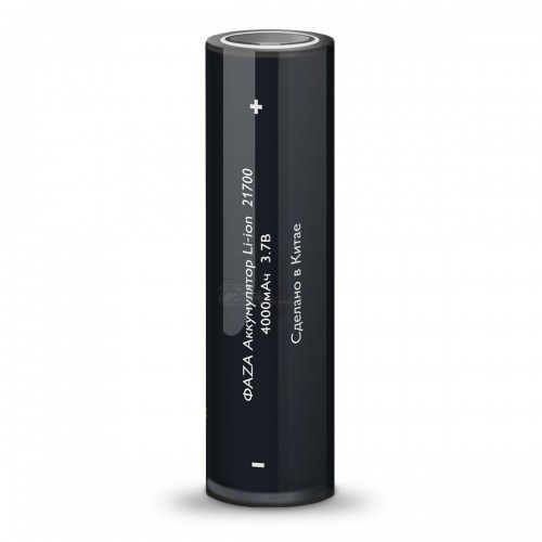 Аккумулятор Li-ion 21700 3.7v 4000mA*h SR-1 ФАZA Аккумулятор Li-ion 21700 3.7v 4000mA*h SR-1 ФАZA