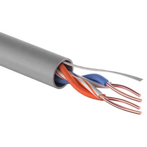 Кабель UTP 2PR 24AWG (медь) CAT5e 305м REXANT