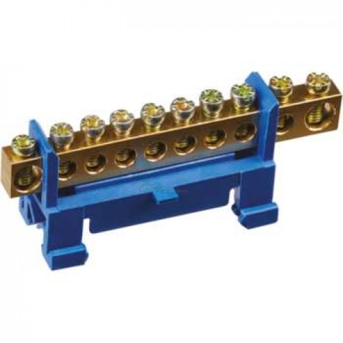 Нулевая шина 6х9-10Р/В на стойке синий Navigator Нулевая шина 6х9-10Р/В на стойке синий Navigator