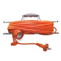 Удлинитель Universal УШ-6 1роз 20м б/з на рамке 6А (ПВС2*0,75)