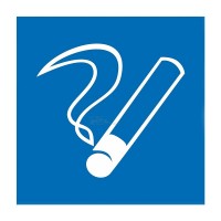 Знак "Место курения" 100*100мм REXANT