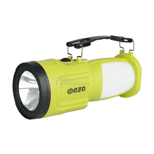 Фонарь-светильник ФAZA AccuF8-L1W/L24-gn зеленый