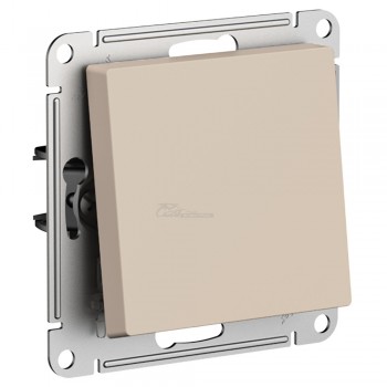 Выключатель Atlasdesign 1кл. песочный сх.1