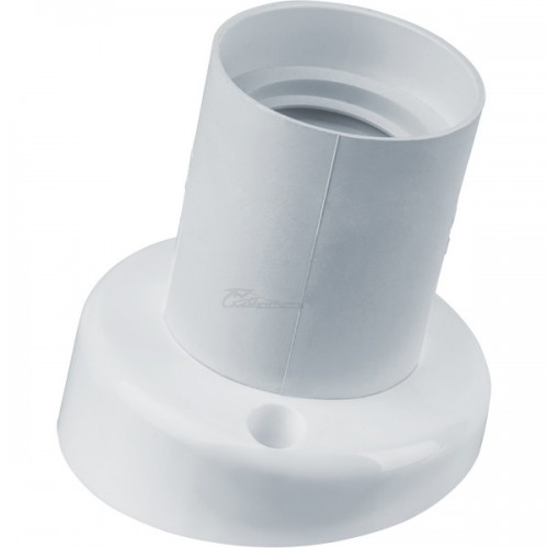 Патрон Е27 настенный (наклонный) белый пластик Navigator Патрон Е27 настенный (наклонный) белый пластик Navigator