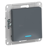 Выключатель Atlasdesign 1кл. с инд грифель сх.1а