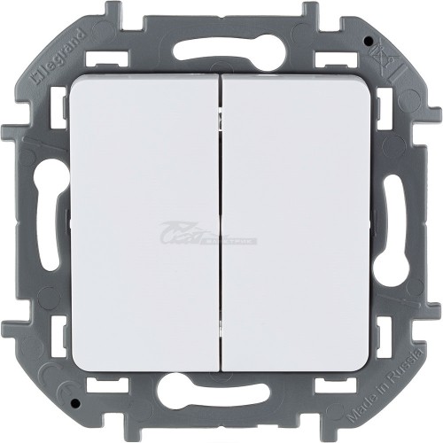 Выключатель 2кл 10 AX белый Legrand INSPIRIA