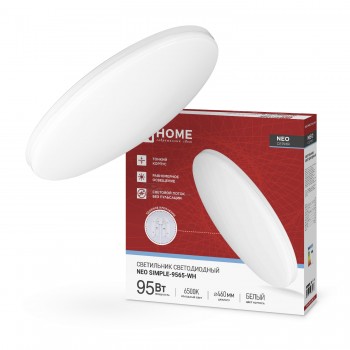 Светильник светодиодный NEO SIMPLE 95Вт 230В 6500К 7600лм 460х67мм белый IN HOME