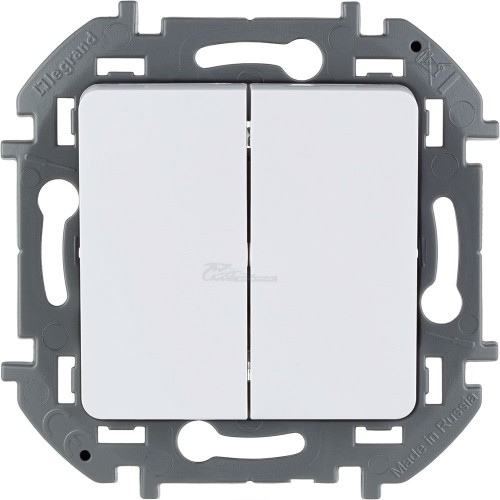 Выключатель 2кл 10 AX белый Legrand INSPIRIA