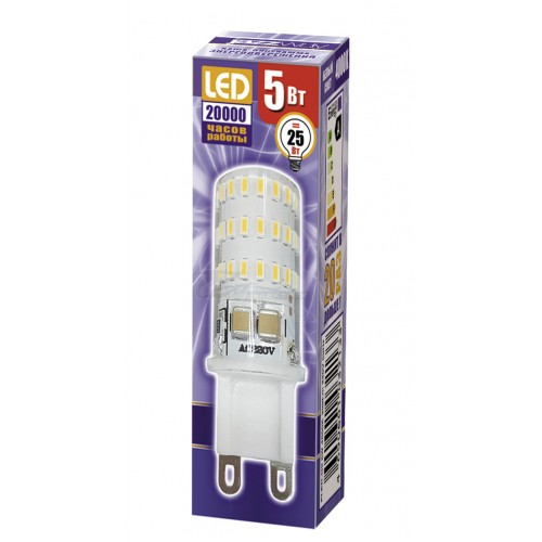 Лампа светодиодная Jazzway PLED-G9 5W 4000K 220V