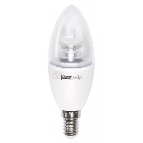 Лампа светодиодная диммируемая Jazzway PLED-DIM С37 7W 4000K 540Lm E14 CLEAR 230V