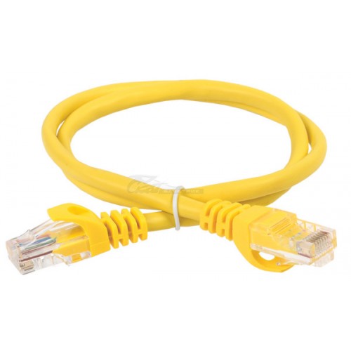Патч-корд UTP 5e 0.5м желтый ITK