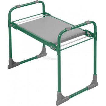 Скамейка-перевертыш садовая складная мягкое сиденье 56х30х42,5см зеленая Nika