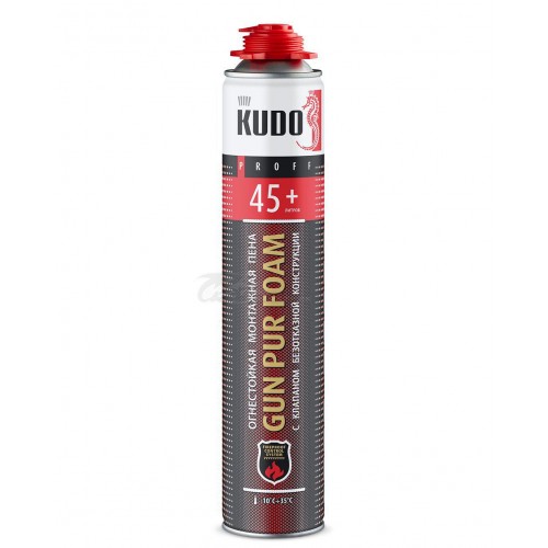 Пена монтажная KUDO FIRE PROOFF 45+ огнестойкая