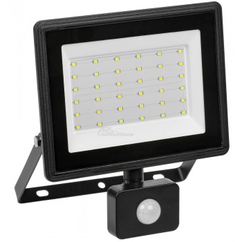 Прожектор светодиодный СДО 06-50Д 50W 6500k IP54 с датчиком движения IEK