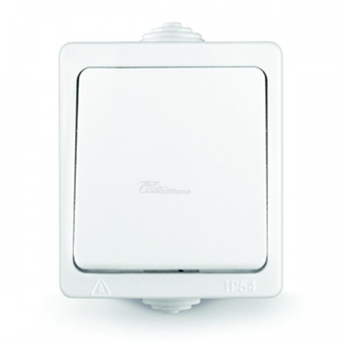 Выключатель Аллегро 1кл. белый 10А IP54 Universal