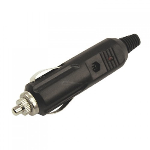 Штекер прикуривателя с предохранителем 3А + индикатор REXANT