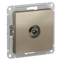 Розетка Atlasdesign TV (коннектор) шампань