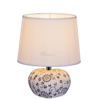 Лампа настольная 17197-0.7-01DY с абажуром Е14 Reluce