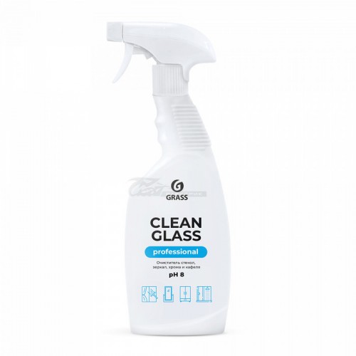 Очиститель стекол и зеркал "Clean Glass" Professional с триггером 600мл Grass