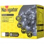 Гирлянда светодиодная Navigator нить 21,5м 230LED 8режимов IP44 Белый