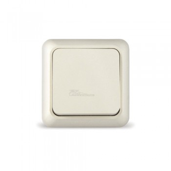 Выключатель Олимп 1кл. бежевый 10А IP20 Universal