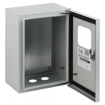 Корпус металл. ЩМП 29.22.17 (290х220х175) IP54 с окном ЭРА SIMPLE