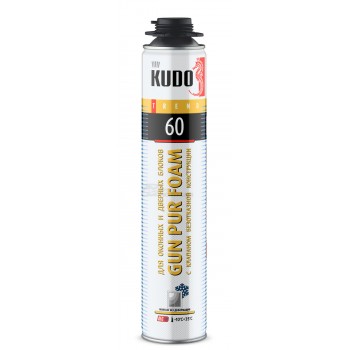 Пена монтажная KUDO PROFF TREND WINDOW 60+ Winter для оконных блоков 1л