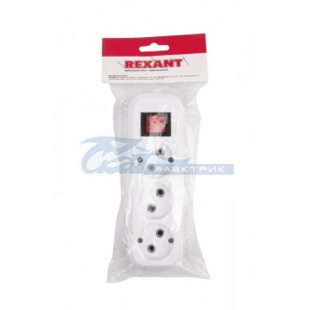 Колодка REXANT 3PP с выкл
