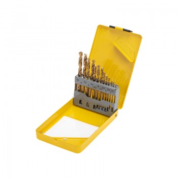 Набор сверл по металлу HSS (1,5-6,5мм) 13шт в кейсе Kranz