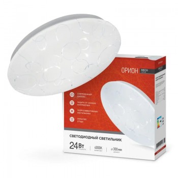 Светильник светодиодный DECO Орион 24Вт 230В 4000К 2160лм 310х55мм IN HOME