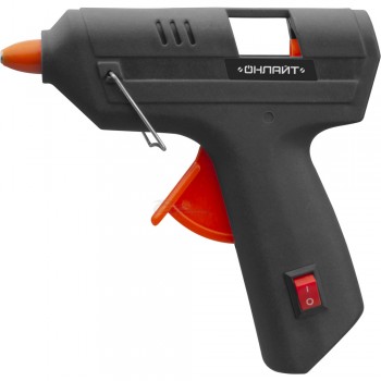 Клеевой пистолет 20Вт 7мм мини с выключателем Онлайт